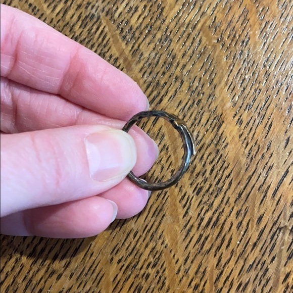 Vtg Silpada Hammered Silver and Gold Cross Ring - Picture 3 of 11